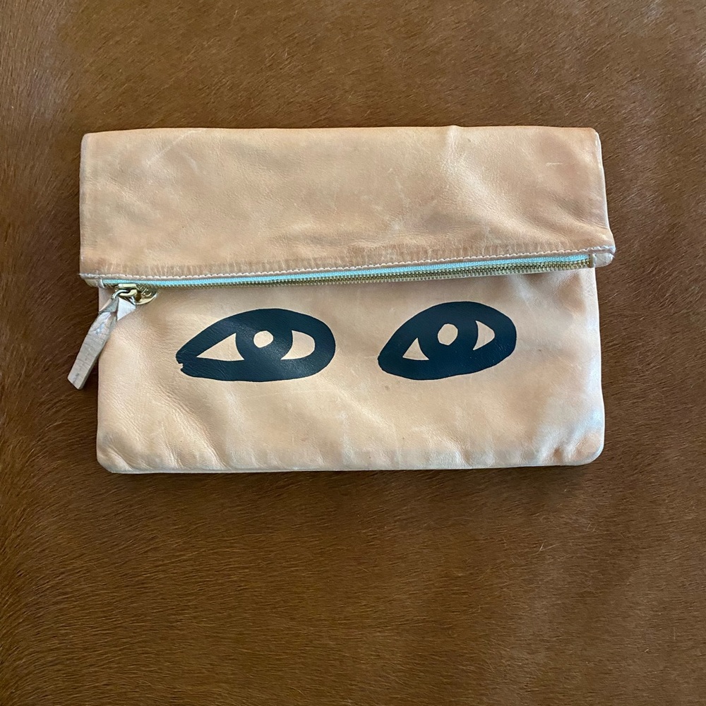 Clare Vivier eye clutch